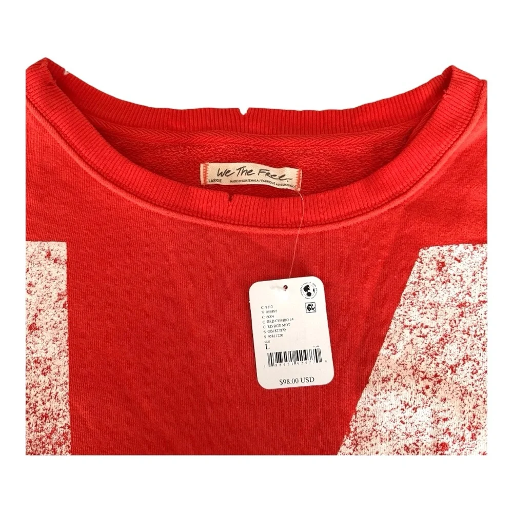 Free People Camden Graphic 14 Sweatshirt